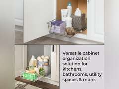 ClosetMaid 3051 Kitchen Cabinet Organizer, 11-Inch One Tier, White 24