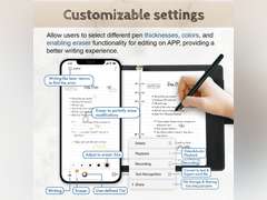 2 in 1 Digital Pen Smart Pen Writing Set, Includes Smartpen, Notebook, Use with Ophaya App for Notes Taking, Recording, Storing 90