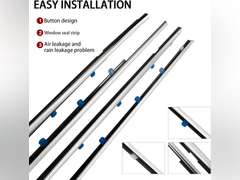Weatherstrip Window Seal Car Window Moulding Trim, Silver Compatible with2012-2015 Civic 4 Door Sedan. OE 72450-TR0-A01 72410-TR0-A01 72950-TR0-A01 72910-TR0-A01 Set of 4 38