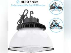 HYPERLITE 60 Degree PC Reflector ONLY for Hero Series LED High Bay Light 1-Pack (Milky Reflector with Cover) 63