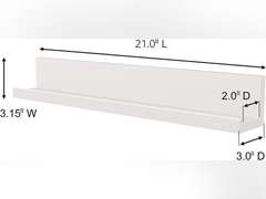 Command Picture Ledge Quartz HOM21Q, One Size 20