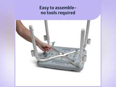 Medline Knockdown Bath Bench with Arms 46
