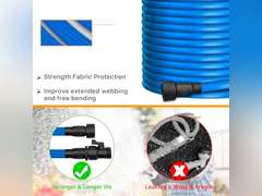 75FT Garden Hose, Water Hose, SPUAE Elastic Garden Hose with 3/4" Fittings, Triple-layer Core, Garden Hose Useful House Gifts for Outdoor Lawn Car Watering Plants 32