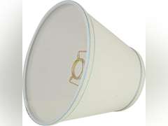 Aspen Creative White, 58909 Transitional Hardback Empire Shape UNO Construction Lamp Shade, 9" Wide (5" x 9" x 7") 45