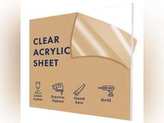FALKEN DESIGN - Falkendesign-Acrylic-CL-1/16-2436 Falken Design Acrylic Plexiglass Sheet, Clear, 24" x 36" x 1/16" 43