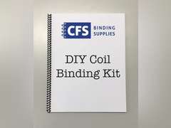 DIY Coil Binding Kit - 25 Books (Includes Pre-Punched Paper & Covers) 68