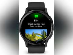 Garmin Venu 3 Slate Stainless Steel Bezel 1.4-Inch AMOLED Touchscreen Display Smart Watch with 45mm Black Case and Silicone Band 450