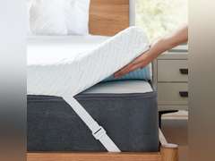 PERLECARE Queen Mattress Topper - 3 Inch Cooling Memory Foam Mattress Pad for Pressure Relief,Bed Topper with Bamboo Cover,Removable & Washable & Non-Slip,CertiPUR-US & Oeko-Tex Certified 100
