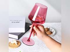 Colored Wine Glasses Set of 6, Long Stem Hand Blown Premium Crystal Red White Wine Glass, Great Gift Set for Wife & Mom, Wedding, Anniversary, Christmas, Birthday - 18Oz (similar) 36