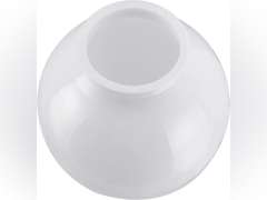 Aspen Creative 28002-41, 8" White Acrylic Replacement Lamp Post Globe with 3-3/4" Fitter Neck 36