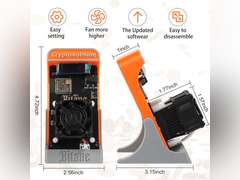 Bitaxe Gamma 601 Bitcoins Miner BM1370 Asic Chip 1.2TH/s Solo Miner 18W/TH Energy Efficiency 2.4G WiFi Home Use BTC Miner Low Noice Crypto Miner Include PSU with Open Source, Updated Software,Orange 139