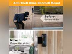 Blink Doorbell Mount, Anti-Theft Blink Video Doorbell Door Mount Bracket No Drilling, Not Block Doorbell Motion Sensor, Easy to Install, Fit for Blink Doorbell Camera (Black) 15