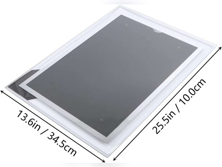 Garneck 1pc Elegant Glass Photo Frame for Home Certificate Display Chic Picture Holder for Living Room Bedroom and Study for, 10.7 x13.2 14