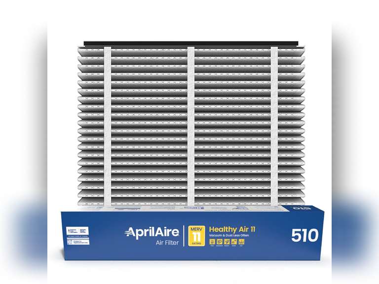AprilAire 510 Replacement Filter for AprilAire Whole House Air Purifiers - MERV 11, Clean Air & Dust, 31x28x4 Air Filter (Pack of 2) 110