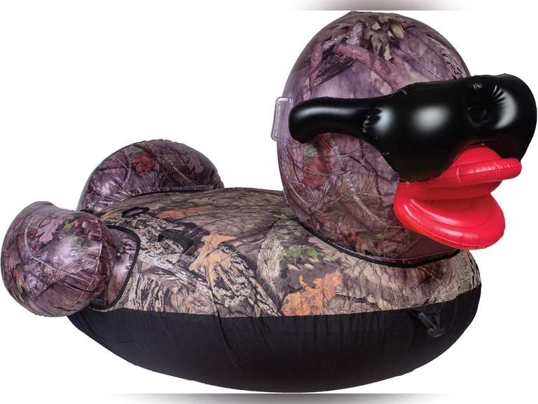 GAME 56794-BB Towable Tuff Duck, 6 Feet Wide, Holds Up to 400 Pounds Premium Inflatable, Giant, Mossy Oa 134