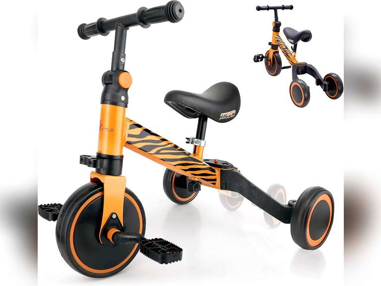 Hurtle 3 in 1 Kids Tricycles - Balance Training Bike Convertible Toddler Walker Riding Toys 28