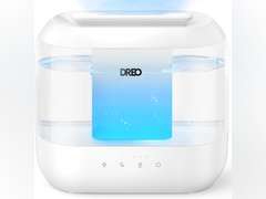 Dreo Humidifiers for Bedroom, Top Fill 4L Supersized Cool Mist Humidifier, 36H Runtime, 28 dB Quiet Ultrasonic Air Humidifier for Large Room, Plants, Baby Nursery, Indoor, Night Light, Easy to Clean 36