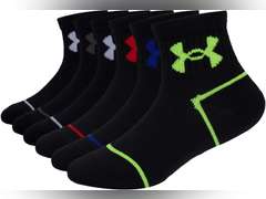 Under Armour Baby Boys Multi Pack Basic Essential Quarter Sock 12