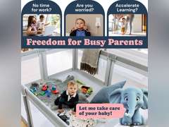 TODALE Durable Baby Playpen 70"x59" - Tear-Resistant Yard with Anti-Slip Suckers - Breathable Mesh Gate for Toddlers and Infants, Sleep & Activity - Grey - Playpen for Babies and Toddlers 126