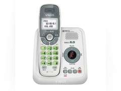 VTech DECT 6.0 1-Handset Cordless Phone System with Digital Answering System in White 63