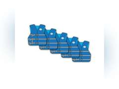 X20, 3-Pack Boat Bundle: Universal Life Jacket 4-Pack Plus Throwable Boat Cushion in Blue, Unisex 46