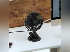 Mainstays 6" Desktop, Clip AC Electric Household Personal Fan with 2 Speed Black 11