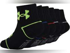 Under Armour Baby Boys Multi Pack Basic Essential Quarter Sock 12