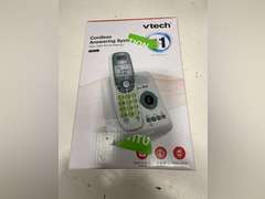 VTech DECT 6.0 1-Handset Cordless Phone System with Digital Answering System in White 63