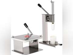 Steamed Stuffed Bun Maker with 3Mold Automatic Baozi Making Mold Stainless Steel Steamed Stuffed Cooking Tool Sets with Dough Press Machine, Closing Machine and Molds 298