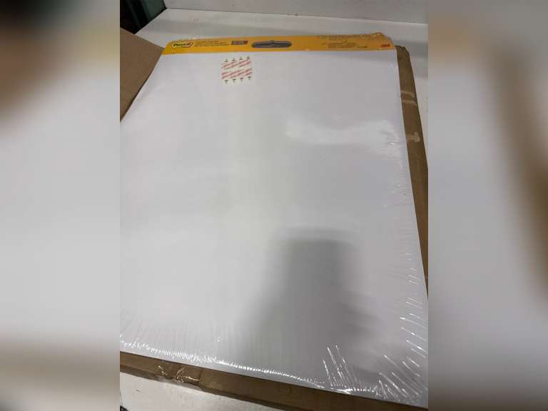 Post-it Easel Pad, 20 in x 23 in, White, 20 Sheets/Pad, 2 Pads/Pk, Mounts to surfaces with Command Strips included (566) 38