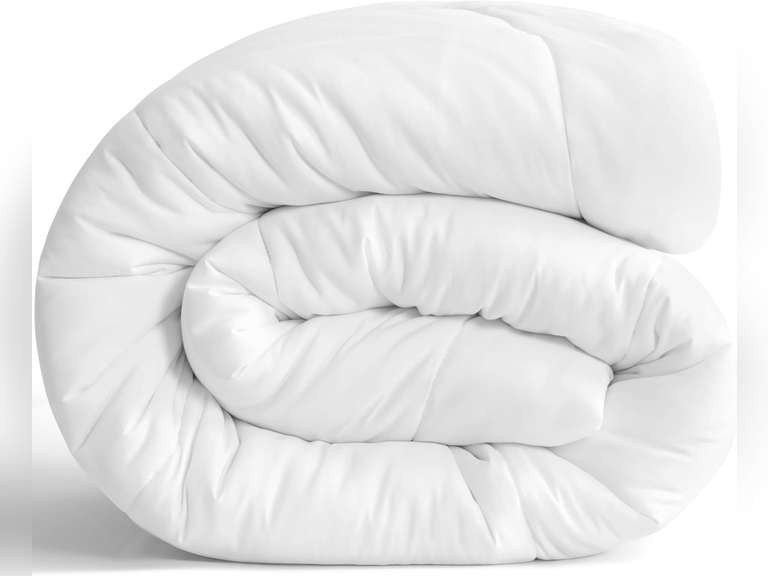 NTBAY Queen Comforter - Down Alternative Comforter Duvet Insert, All Season Bedding Quilted Comforter with Corner Tabs, Machine Washable, Soft Comforter Only, White 36