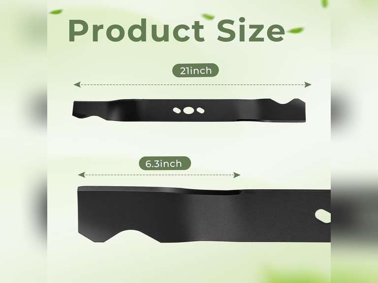 84005221 21 Lawn Mower Blade Replacement for Murray/Daye/Hyper Tough MNA152901 MNA152903 MNA152701 Push Mower Blade,Lawn Dethatcher Blade Replaces Parts 2105200317/2105200317A 22