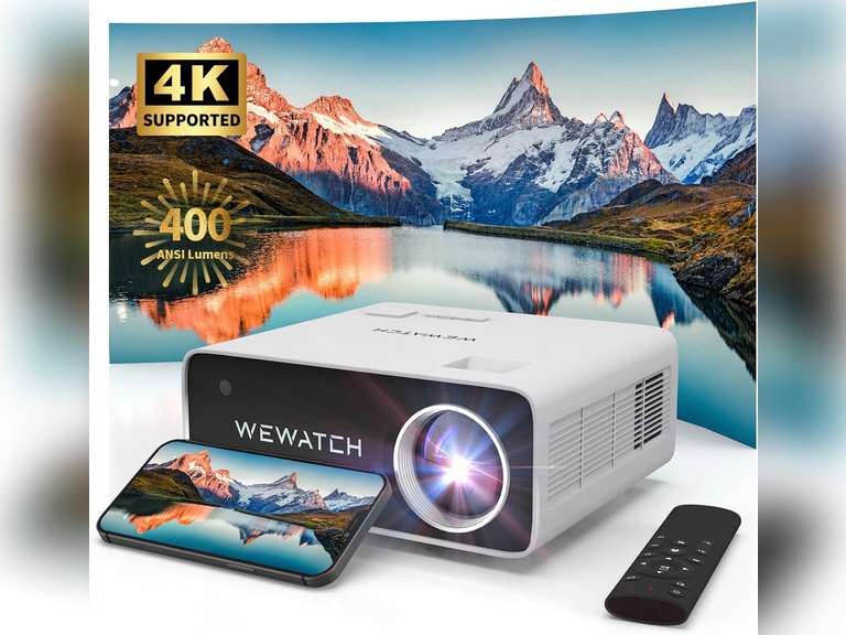 Collection: V51 Pro ProjectorIntroducing V51 Pro Projector - Your Gateway to Unrivaled Visual Excellence! Enjoy 400 ANSI 250