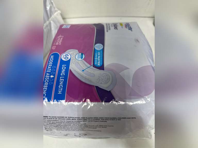 Equate Options Women's Incontinence Pads, Moderate Absorbency, Long Length (60 Count) 10