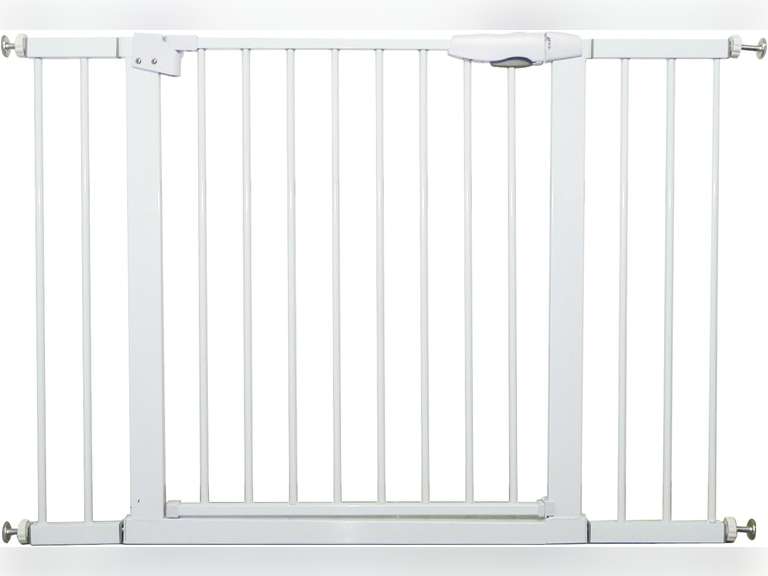 Choice Awards Winner 104.65"-116.38" Baby Gate for Stairs Dog Gate for Doorways Pressure Mounted Self Closing Pet Gates for The House Indoor Auto Close Safety Baby Gate Extra 185