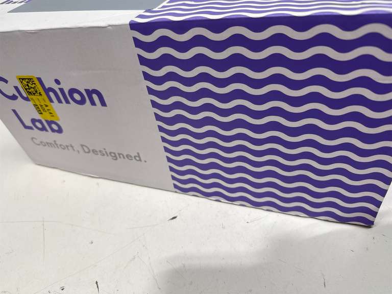 C CUSHION LAB Deep Sleep Pillow, Patented Ergonomic Contour Design for Side & Back Sleepers, Orthopedic Cervical Shape Gently Cradles Head & Provides Neck Support & Shoulder Pain Relief - Calm Grey 100