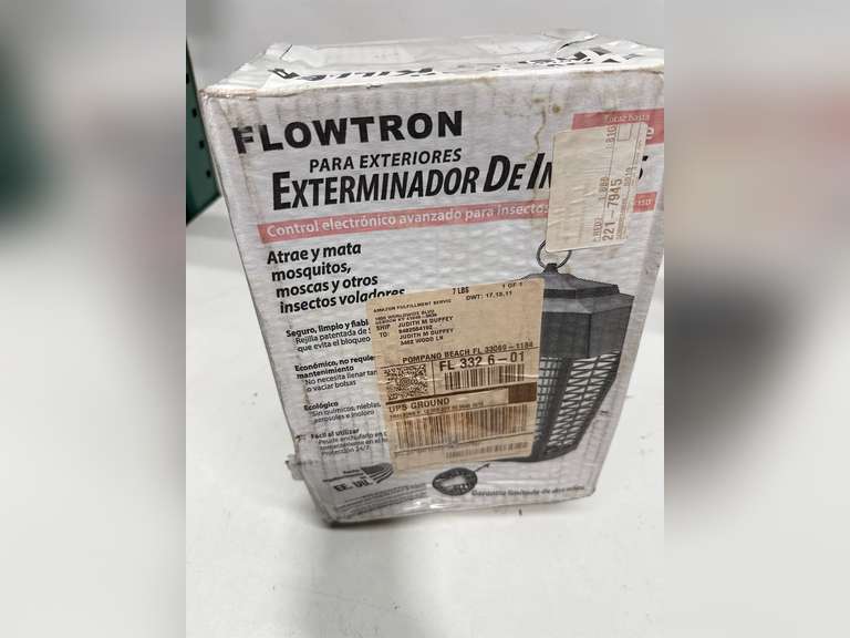 Flowtron Electric Bug Zapper 1/2 Acre Outdoor Insect Control with Dual Lure Method, 15W UV Light & Octenol Attractant for Fly & Mosquito, 5600V Kill Grid, Made in USA, UL Certified 50