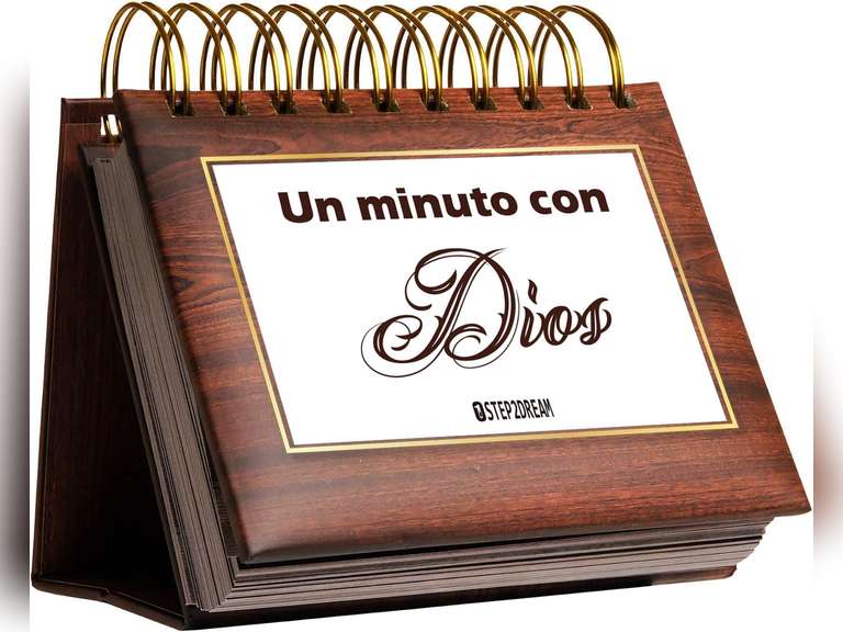 Spanish Christian Gifts for Daily Inspiration and Home Office Decor - Inspirational Perpetual Bible Verse Flip Calendar 26