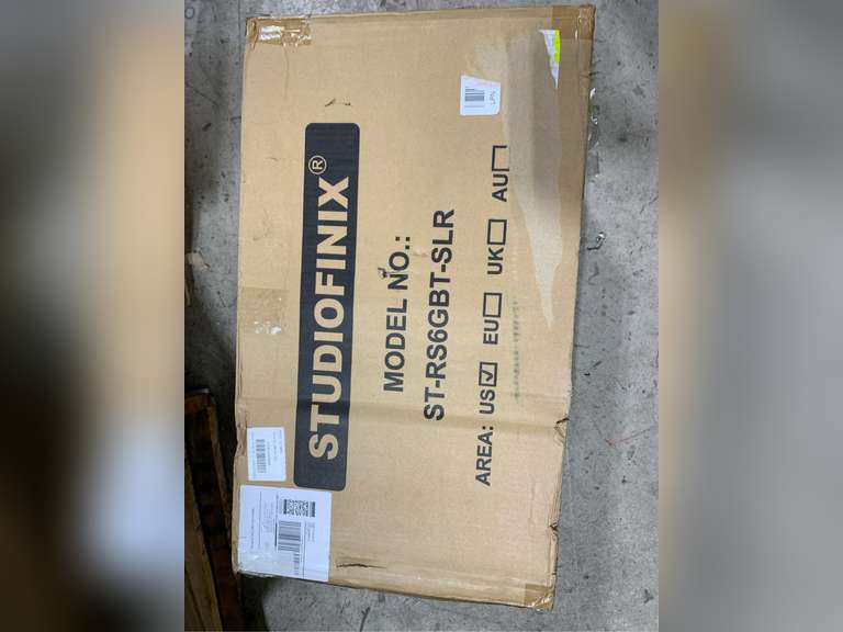 STUDIOFINIX 6.5" Rock Speakers Outdoor Waterproof - 5.3 Bluetooth Wireless Speaker Solar Powered Max Peak 200W for Garden,Patio,Deck,Pool,Backyard (Gray 1 Pair) 200