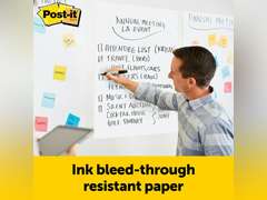 Post-it Easel Pad, 20 in x 23 in, White, 20 Sheets/Pad, 2 Pads/Pk, Mounts to surfaces with Command Strips included (566) 38