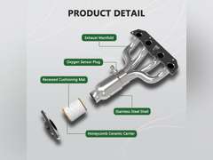 Front Left & Right Catalytic Converter Compatible with 2002-2006 Toyota Camry, 2002 2003 Lexus ES300 V6 3.0L 2004-2007 2008 Solara 2004 2005 2006 Camry ES330 V6 3.3L Direct-fit(EPA Compliant) 110