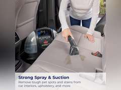 Bissell Little Green Pet Deluxe Portable Carpet Cleaner and Car/Auto Detailer, 3353, Gray/Blue 140