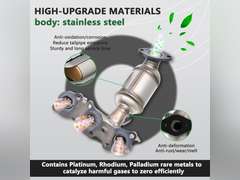 Front Left & Right Catalytic Converter Compatible with 2002-2006 Toyota Camry, 2002 2003 Lexus ES300 V6 3.0L 2004-2007 2008 Solara 2004 2005 2006 Camry ES330 V6 3.3L Direct-fit(EPA Compliant) 110