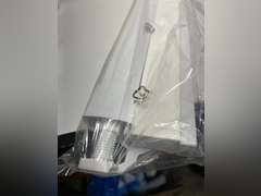 No Tools Cordless Aluminum Mini Blinds for Windows 1" No Drill Metal Room Darkening Horizontal Window Blinds No Screws Venetian Custom Window Shades for Home Office Door,White 50