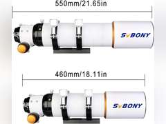 SVBONY SV503 Telescope, 80mm F7 Telescope OTA with Focal Length 560mm & ED Lens, Telescope for Adults High Powered, Compact and Portable Tube for Exceptional Viewing and Astrophotography 400