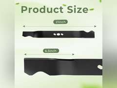 84005221 21 Lawn Mower Blade Replacement for Murray/Daye/Hyper Tough MNA152901 MNA152903 MNA152701 Push Mower Blade,Lawn Dethatcher Blade Replaces Parts 2105200317/2105200317A 22