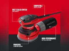 CRAFTSMAN 120 Volts 3-Amp Random Orbital Corded Sander with Dust Management 54