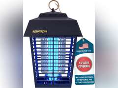 Flowtron Electric Bug Zapper 1/2 Acre Outdoor Insect Control with Dual Lure Method, 15W UV Light & Octenol Attractant for Fly & Mosquito, 5600V Kill Grid, Made in USA, UL Certified 50