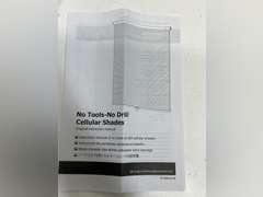 No Tools Cordless Aluminum Mini Blinds for Windows 1" No Drill Metal Room Darkening Horizontal Window Blinds No Screws Venetian Custom Window Shades for Home Office Door,White 50