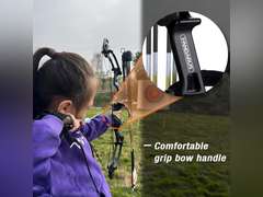 Compound Bow Set 10-40lbs for Pull Child Right Hand Lightweight Design Bow Adjustable 16"~28" Draw Length IBO 290fps New 2024 Professional Set for Youth&Kids 130